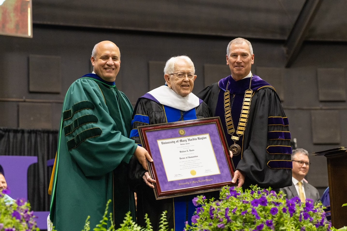 University of Mary HardinBaylor Honors Dr. Wallace E. Davis at Spring