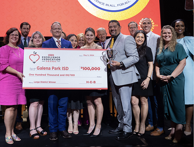 Houston's own Galena Park Independent School District wins $100,000 at H-E-B Excellence in Education Awards