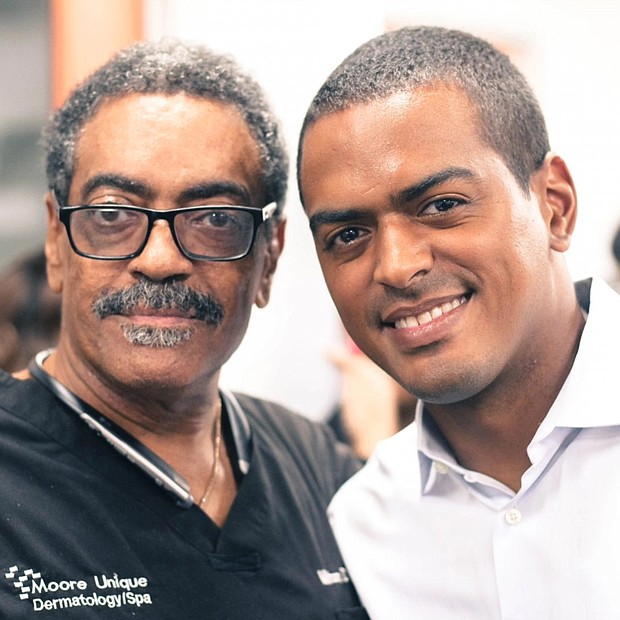 Dr. Milton Moore and Justin Moore