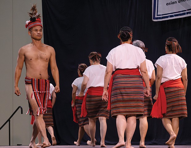 Yamang Kultura Folkloric Dance Group performs “The Ifugaos of the Cordillera” at the celebration.