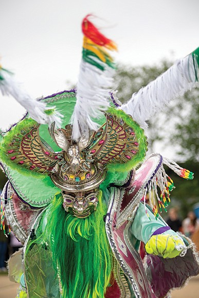 Performers from Morenada Bolivia USA perform a traditional folk dance.