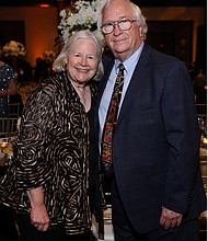 Norma and Sam Gainer with the David & Jean Wiley Foundation and namesake HCC Foundation scholarship benefactors.  (Photo by Priscilla Dickson)