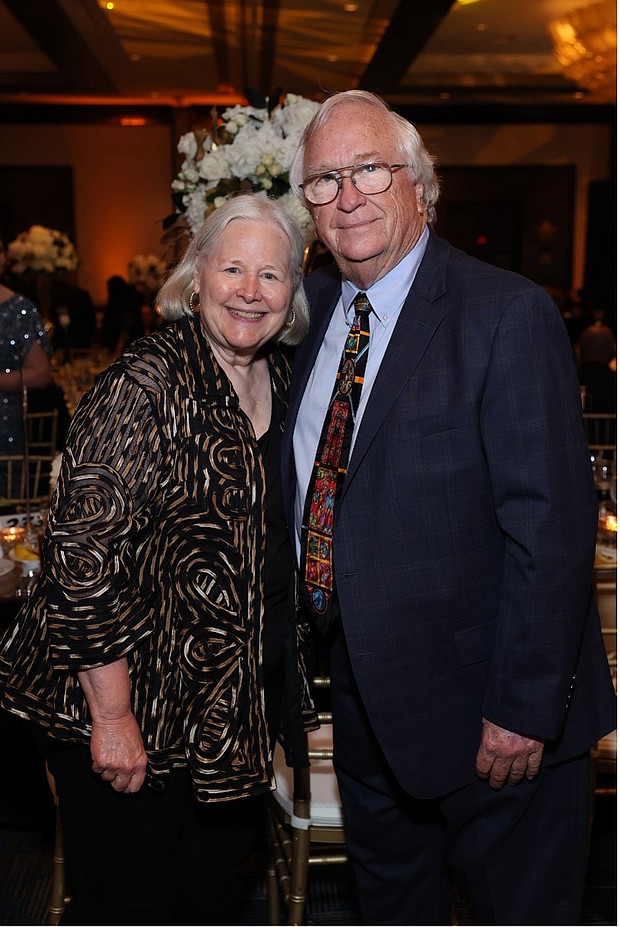 Norma and Sam Gainer with the David & Jean Wiley Foundation and namesake HCC Foundation scholarship benefactors.  (Photo by Priscilla Dickson)
