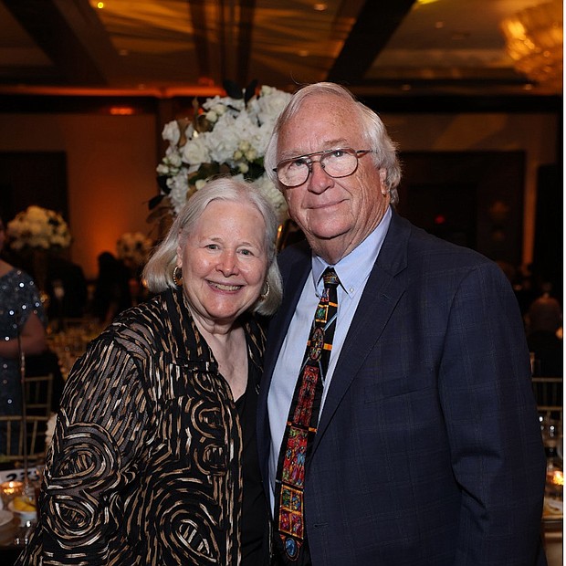 Norma and Sam Gainer with the David & Jean Wiley Foundation and namesake HCC Foundation scholarship benefactors.  (Photo by Priscilla Dickson)