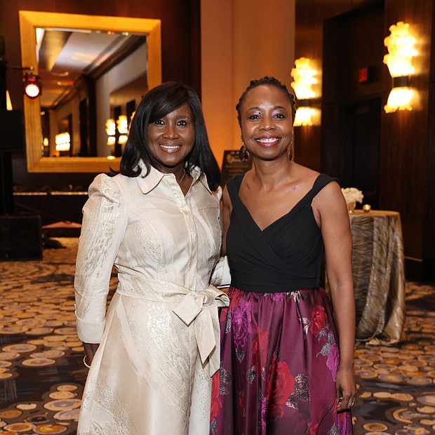 HCC Foundation Board Member Cecelia Allen and Nelia Mazula (Photo by Priscilla Dickson)