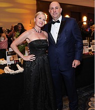 Chris and John Hantak, Houston Region President, Northern Trust (Photo by Priscilla Dickson)