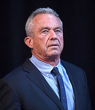 Independent Presidential candidate Robert F. Kennedy Jr. on May 8 detailed a medical abnormality he experienced in 2010.
Mandatory Credit:	Anthony Behar/Sipa USA/AP via CNN Newsource