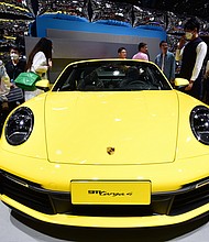 Porsche is set to unveil one of the biggest changes to its signature model, a hybrid Porsche 911.
Mandatory Credit:	Costfoto/NurPhoto/Getty Images via CNN Newsource