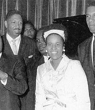 Rev. William A. Lawson, Mrs. Audrey Lawson, Rev. Dr. Martin Luther King, Jr., and others (credit: Facebook)