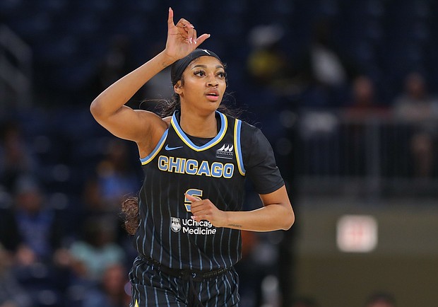 Angel Reese will look to impress in her debut season for the Chicago Sky.
Mandatory Credit:	Melissa Tamez/Icon Sportswire/Getty Images via CNN Newsource
