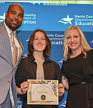 Assistant Superintendent of Education and Enrichment Dr. CJ Rodgers, left, and Center for Educator Success Senior Director Andre