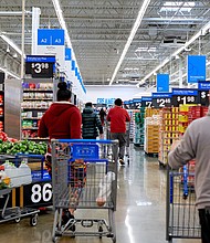 Walmart said on May 16 that sales at stores open at least a year increased 3.8% during its latest quarter from the same time last year.
Mandatory Credit:	Gabby Jones/Bloomberg/Getty Images via CNN Newsource