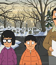 Bob reckons with his grief and guilt over never visiting his mother's grave in season 13.
Mandatory Credit:	Wilo Productions, 20th Television Animation via CNN Newsource