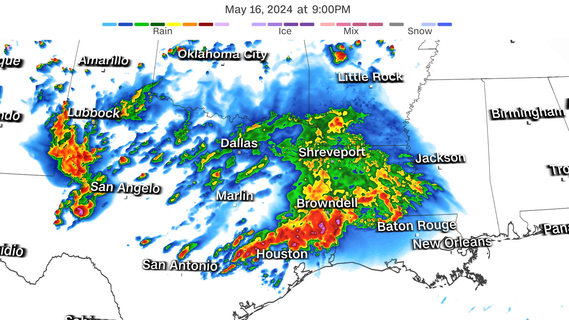 At least 4 dead in Houston as destructive storms lash Texas and ...