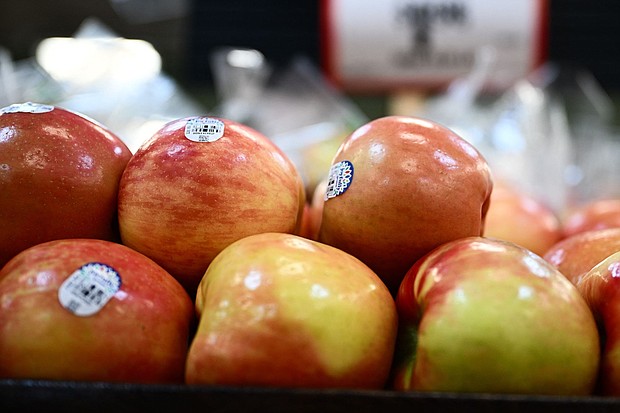 Honeycrisp apples, though priced at a premium, have been a major success.
Mandatory Credit:	Patrick T. Fallon/AFP/Getty Images via CNN Newsource