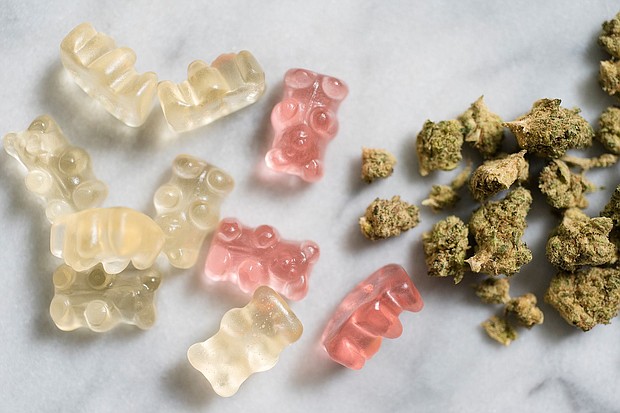 Gummies are one form of edible cannabis.
Mandatory Credit:	Jamie Grill/Tetra images RF/Getty Images via CNN Newsource