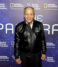 Ed Dwight attends a screening of "The Space Race" documentary in January in Houston./Bob Levey/Getty Images