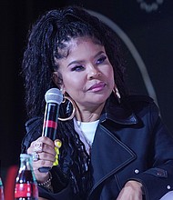 Misa Hylton, the mother of Sean ‘Diddy’ Combs’ son Justin Combs, says her ‘heart goes out’ to Cassie Ventura. Hylton is seen here at the 2023 Essence Festival Of Culture in New Orleans.
Mandatory Credit:	Erika Goldring/Getty Images via CNN Newsource