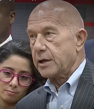 Mayor John Whitmire with Judge Lina Hidalgo