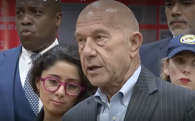 Mayor John Whitmire with Judge Lina Hidalgo