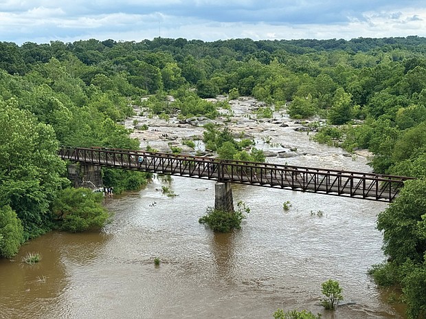 Belle Isle Southern Access Bridge over the James River