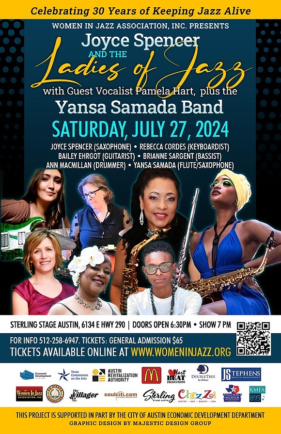 Get ready for an unforgettable evening of music as the Women in Jazz Association, Inc. proudly presents Joyce Spencer & …