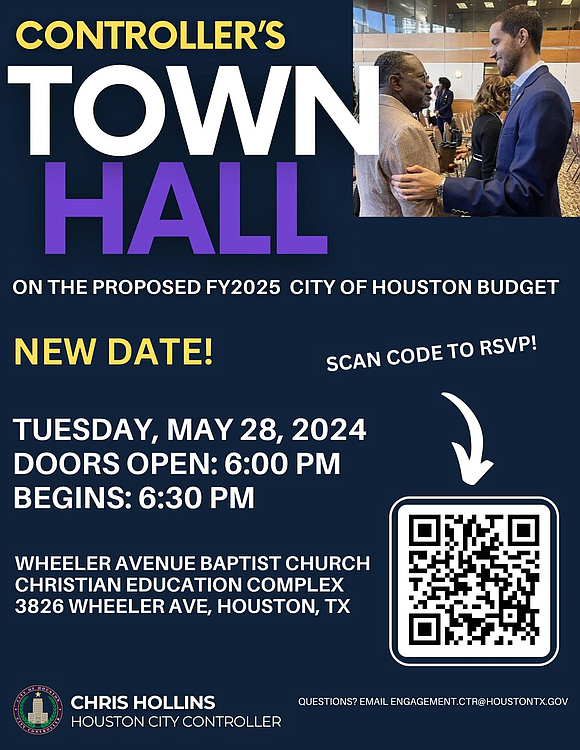 In a proactive move to engage with the community, Houston City Controller Chris Hollins is set to host a Town …