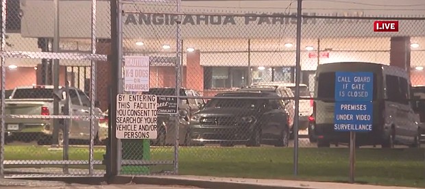 A manhunt is still on for two young men who broke out of a Louisiana jail after two other escapees were found hiding in a dumpster behind a Dollar General store, authorities said.
Mandatory Credit:	WDSU via CNN Newsource