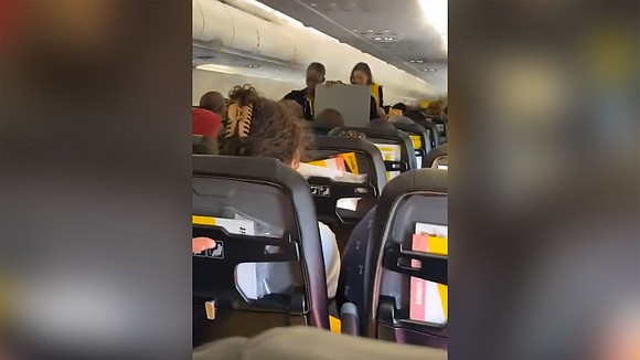 The cabin of a Spirit Airlines flight from Jamaica to Florida became a scene of panic and confusion Sunday when …