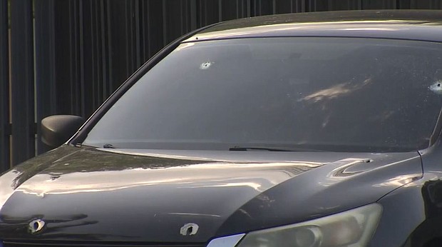 The gunman discharged several rounds with a large rifle.
Mandatory Credit:	WSVN via CNN Newsource