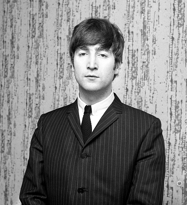 Lennon pictured in December 1963.
Mandatory Credit:	ITV/Shutterstock via CNN Newsource