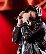 Eminem, seen here in 2022, has dropped the first single of his new album “The Death of Slim Shady (Coup de Grace).”
Mandatory Credit:	Theo Wargo/Getty Images via CNN Newsource