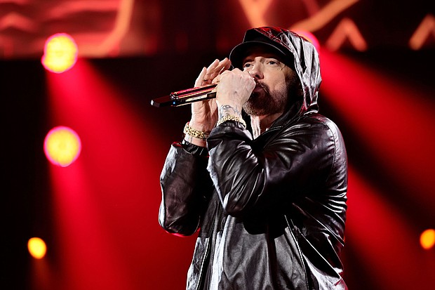 Eminem, seen here in 2022, has dropped the first single of his new album “The Death of Slim Shady (Coup de Grace).”
Mandatory Credit:	Theo Wargo/Getty Images via CNN Newsource