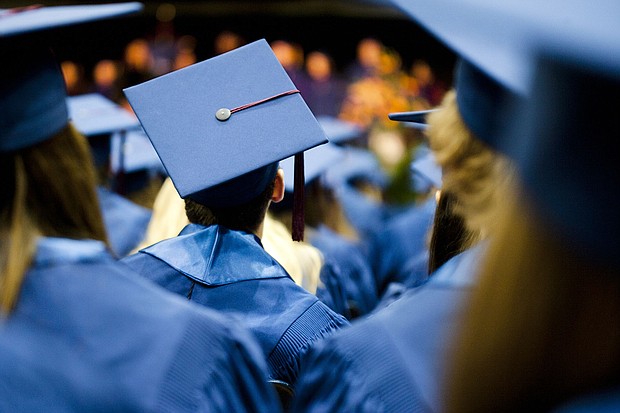 The unemployment rate for recent US college grads has jumped over the past year, while the nation's overall unemployment rate has remained flat, under 4%.
Mandatory Credit:	Laurie Rubin/Stone RF/Getty Images via CNN Newsource