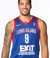 Drew Gordon, pictured in a Long Island Nets head shot.
Mandatory Credit:	Alex Nahorniak-Svenski/NBAE/Getty Images via CNN Newsource