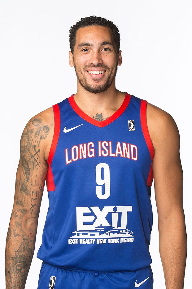 Drew Gordon, pictured in a Long Island Nets head shot.
Mandatory Credit:	Alex Nahorniak-Svenski/NBAE/Getty Images via CNN Newsource