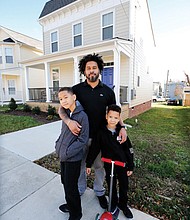 An owner of one of the homes sold by the Maggie Walker Community Land Trust.