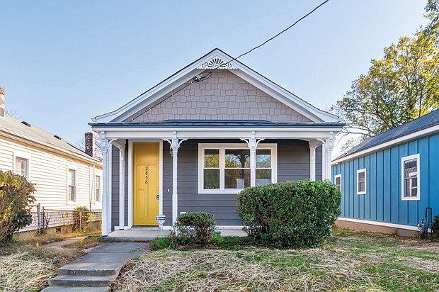 A Maggie Walker Community Land Trust home on Lawson Street.
