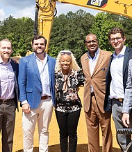 Developers and partners break ground on the complex on May 30 in Henrico.