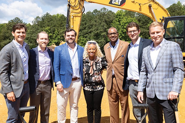 Developers and partners break ground on the complex on May 30 in Henrico.