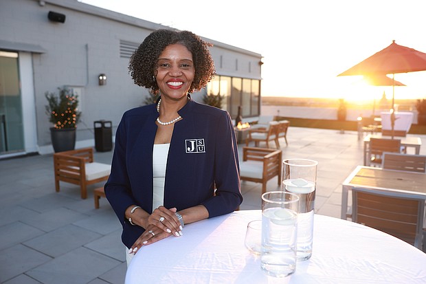 Jackson State University's First Lady LaToya Redd Thompson hosts a Meet & Greet at the Capitol Club in Jackson, Mississippi on March 26, 2024.
