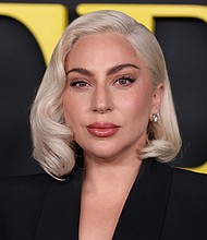 Lady Gaga, seen here in 2023, adeptly took on false chatter she is pregnant with a TikTok that borrowed from another famous singer.
Mandatory Credit:	Mike Blake/Reuters via CNN Newsource