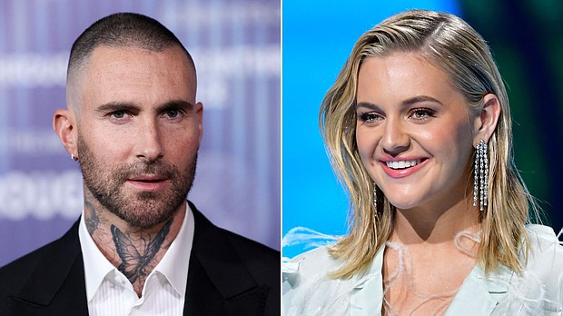 Maroon 5 lead singer Adam Levine is returning to The Voice and will be joined by a new coach, country and pop singer/songwriter Kelsea Ballerini.
Mandatory Credit:	Getty Images via CNN Newsource
