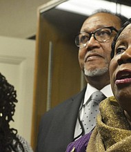 Rep. Sheila Jackson Lee (D-Texas) at a 2023 press conference where she advocated for
reparations.