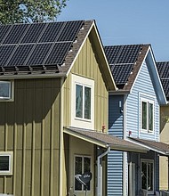 June 02, 2017 - Red Oak Park won an international award for affordable housing. (Photo by Dennis Schroeder / NREL)