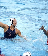 Steffens is a veteran of the US women's water polo team.
Mandatory Credit:	Ronald Martinez/Getty Images via CNN Newsource