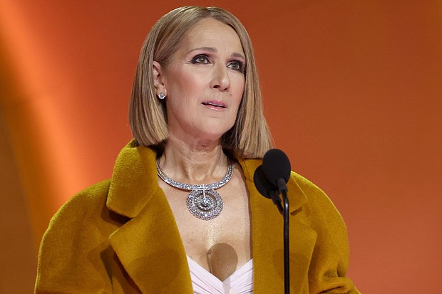 Celine Dion, seen here on February 4, is sharing details about how difficult her life has become as she lives with stiff person syndrome.
Mandatory Credit:	Kevin Mazur/Getty Images via CNN Newsource