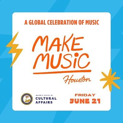 Mayor John Whitmire is thrilled to invite all Houstonians to participate in the annual Make Music Day (MMD), a joyous …