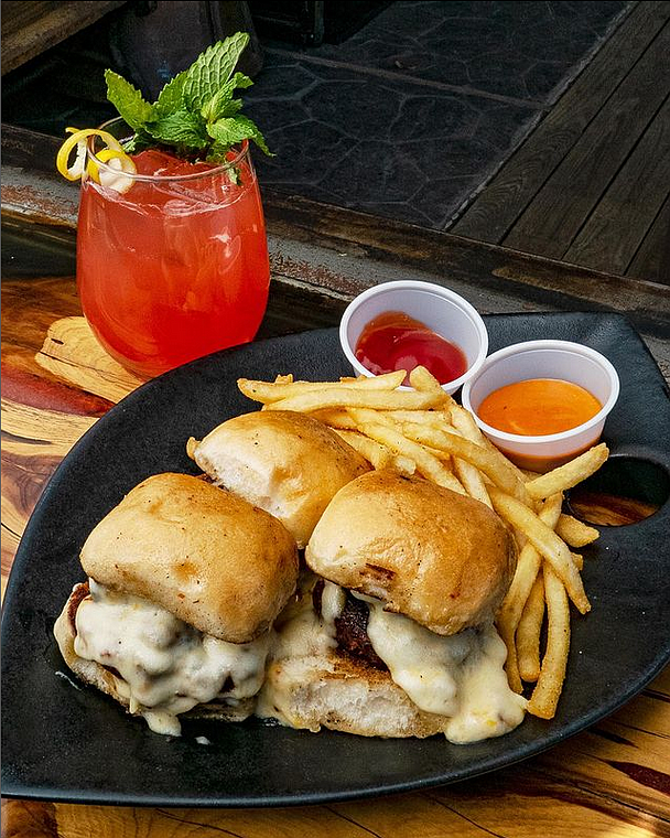 Juneteenth Celebration deals include a delicious Happy Hour Slider and fries with any Juneteenth drink for $12, along with BBQ and Brunch specials.
Photos: Noah Dawlearn