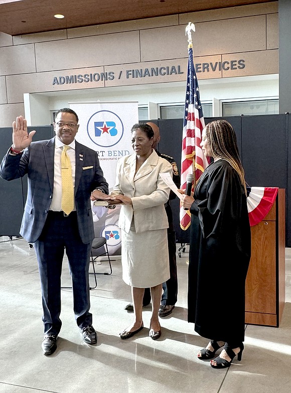 In an inspiring and monumental ceremony, Fred Taylor was sworn in as the new Chairman of the Fort Bend County …